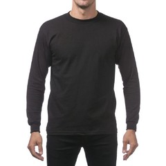 PRO CLUB 100% AUTHENTIC HEAVYWEIGHT LONG SLEEVE T-SHIRT 3 PACK