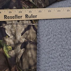Mossy Oak Camo Shirt Large Brown Green Outdoor Hunting Fishing Casual Polyester
