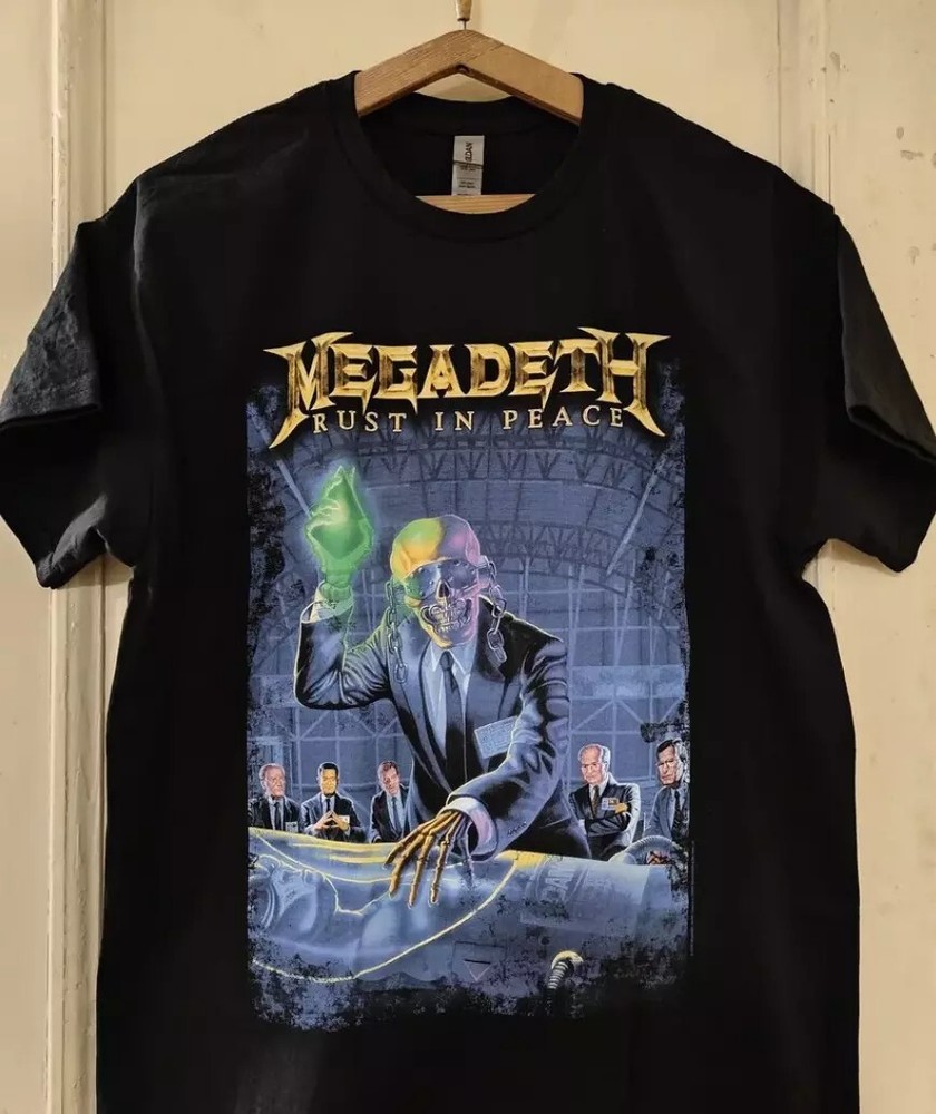 Megadeth Rust In Peace 30th Anniversary T-Shirt Black P1263