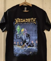 Megadeth Rust In Peace 30th Anniversary T-Shirt Black P1263