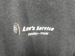 LEES TIRE SERVICE FRESNO REEDLEY CONVENTIONAL TRUCK T SHIRT GRAY 2XL