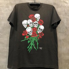 skull and roses design Graphic Unisex T-Shirt S-5XL