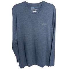 Columbia Sportswear Solid Tri-Blend T-Shirt – Long Sleeve Collegiate Navy SZ L
