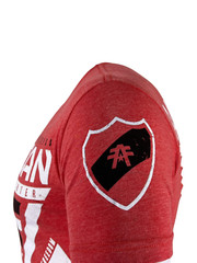 American Fighter Men’s T-shirt Alaska Red Crew neck Athletic XS-5XL