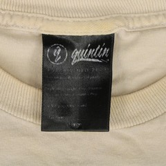 QUINTIN CO Los Angeles DERAIL THE RAIL Beige Graphic T-SHIRT Men’s L