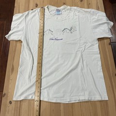 Vintage San Francisco China Town Dragon T Shirt Size L Super faded