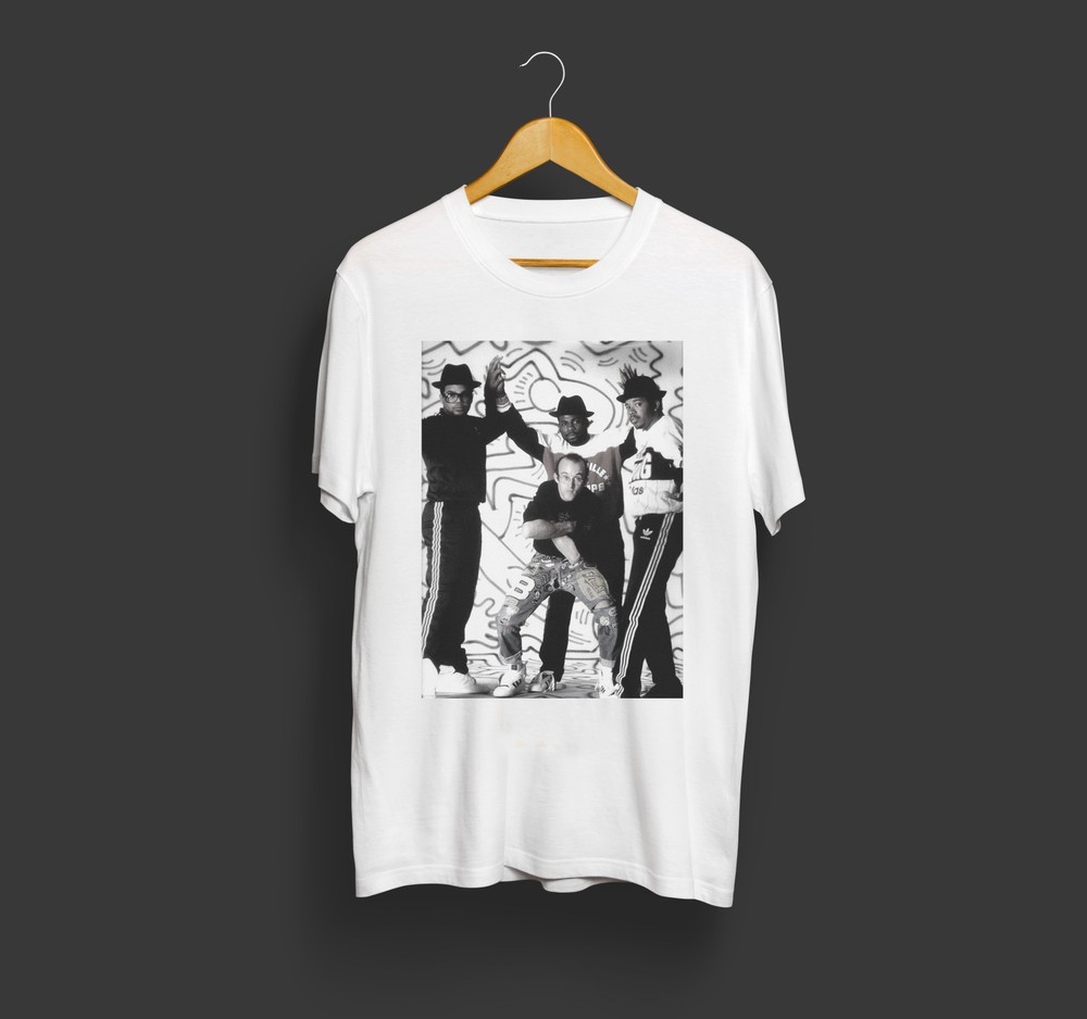santa monica Keith Run DMC Haring T Shirt Size S M L XL 2XL