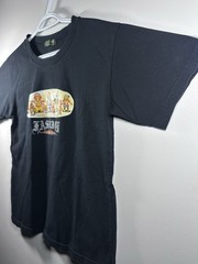 Taiwan Aborigines Graphic T-Shirt Black Large Tourist Souvenir Art Tee Vintage