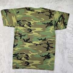 Rothco T Shirt Mens Small Green Vintage Woodland Camo Military Tactical New