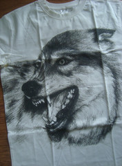 NEW Ikea WOLF Graphic T-Shirt Size M Medium Rare White Black – LAST ONE