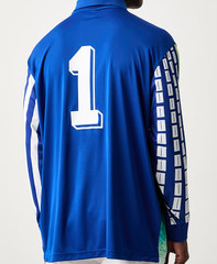 NEW MENS ADIDAS ORIGINALS TREFOIL VINTAGE LOOSE GOALIE SHIRT SIZE MEDIUM #KC7918