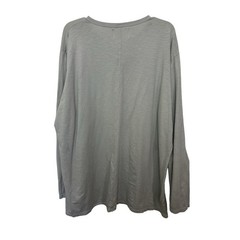 100% Organic Cotton Henley Long Sleeve Shirt Men’s Size XXL Sustainable