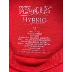 Peanuts Snoopy “Not Today” Graphic Tee Red M
