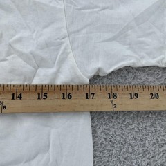 Vintage Blank White BVD Shirt Mens XS/Small Crewneck Combed Cotton Plain Tee