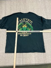 Vintage Valkyrie Motorcycle Shirt Mens 3XL Black 2000s Long Sleeve