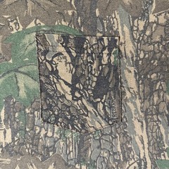 Vintage Ace Sportswear Trebark Camo Pocket T Shirt XXL Camoflage Made in USA