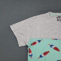 Knocker Bocker Shirt Mens Medium M Short Sleeve Vintage Popsicle Print Blue *