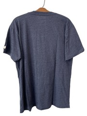 Homefield Graphic Tee Large Kansas Jayhawks Short Sleeve Gray Cotton Poly Basic