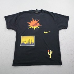 Nike Shirt Mens Medium Black City Exploration Series Basketball Desert
