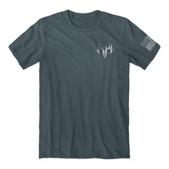 Buck Wear Shell Yeah Freedom T-Shirt (M)- Indigo Blue