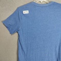 Nike Shirt Adult Medium Blue Swoosh Logo Short Sleeve Active Sports Outdoor Mens