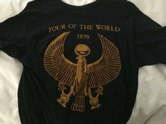 2 Sides 1979 Earth Wind and Fire Concert T-Shirt Black Full size HL607