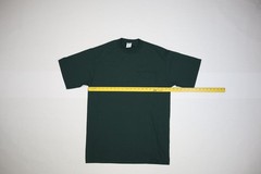 Lot of 6 Port & Company Core Blend Green Short Sleeve Pocket T-Shirts Mens LT