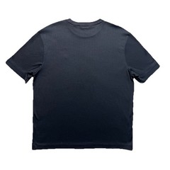 Vintage Pierre Cardin T Shirt Mens M Black Ribbed Minimal Designer