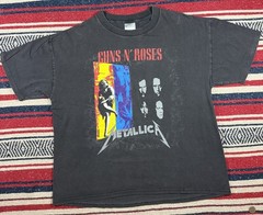 Vintage 1992 Metallica Guns N’ Roses Stadium Tour Brockum USA T-Shirt XL