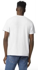 Adult G800 50/50 T-shirt – White Size M (Unisex)