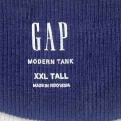 Gap Modern Tank Mens 2XL Athleisure Ribbed Athletic Preppy Work Out Basketball