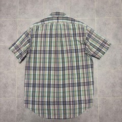 Ralph Lauren 90s BLAKE Madras Check Short Sleeve M-L Used For 14Y+ Japan