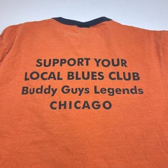BUDDY GUY Chicago Blues Club BarGuitar Pick T SHIRT Sz Mens S