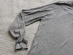 Faherty Cloud Cotton Shirt Mens Large Gray Raglan Long Sleeve Henley Tagless