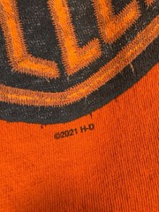 Harley Davidson Shirt Men’s Small Orange Salt Lake City Utah Snowboarding 2021
