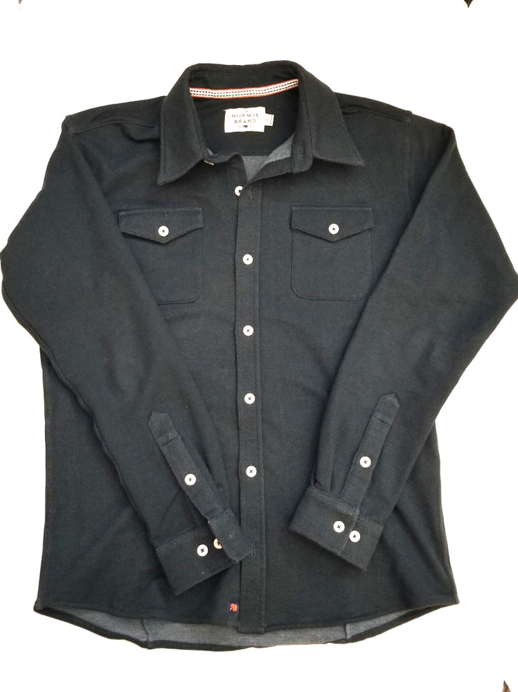 Mens shirt, “Normal Brand” Size Small, Long sleeve. Dark Green. NWOT.