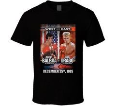 Rocky Balboa Vs Ivan Drago Boxing Match T Shirt