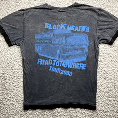 Black Hearts Tour Shirt Mens Large Embroidered Band Concert Y2K 80’s 90’s Rare