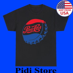 Pepsi Cola 1940 Men’s Black T-Shirt Size S to 3XL