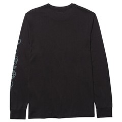 STANCE Standard Logix Long Sleeve Shirt sz L Large Black Butter Blend Fabric