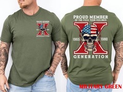 Proud Member of Your Feelings Horror Skull X Generation Two Side T-Shirt
