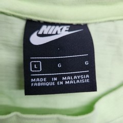Nike Sportswear World Tour Shirt Men Large Green Glow In The Dark Puff Print