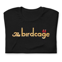 THE BIRDCAGE Robin Williams Movie Black Tee Short-Sleeve Unisex T-Shirt