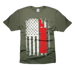 Men’s US American Flag shirs truck driver gifts american trucker shirt