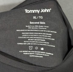 Tommy John Second Skin Undershirt Men’s XL Black Modal Blend NWT