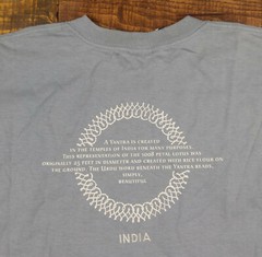 New Vintage 2001 Discovery Channel Store Mandala India Gray T-Shirt Size L