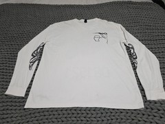 Brain Dead Kiko Kostadinov Asics White FruitFly Long Sleeve Shirt Medium