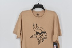 Men’s ’47 Minnesota Vikings Imprint T-Shirt in Dusted Khaki Size Large