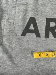 VTG Army Shirt Adult Large Spell Out Physical Fitness Uniform Short Sleeve Mens