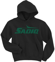 Kenyon Sadiq Jets Logo Hoodie Hooded Sweatshirt T-Shirt Adult Large